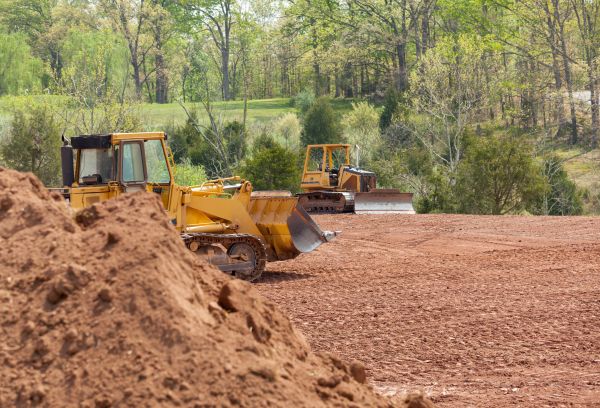 Bulldozer Land Clearing in Athens